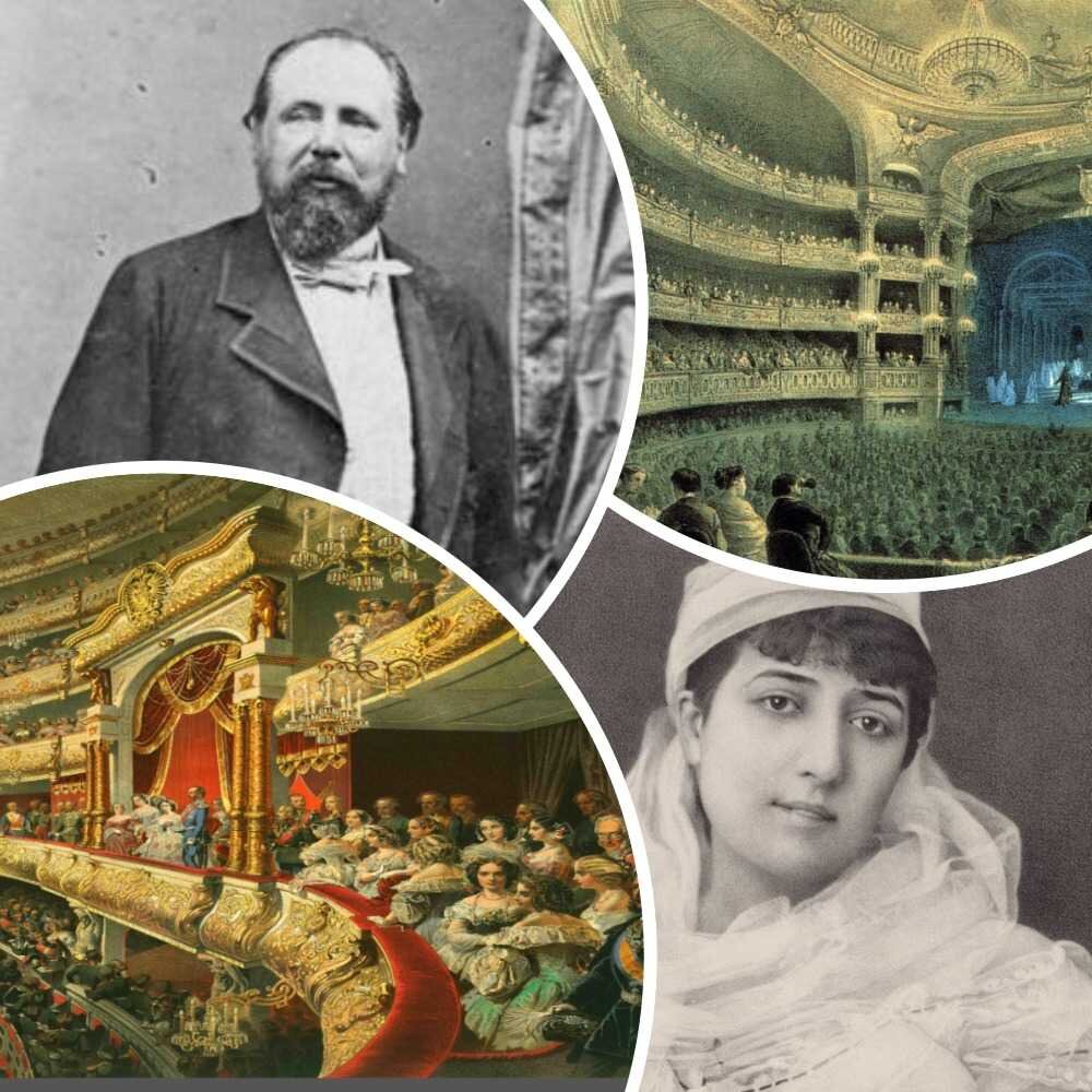 Вильгельм III  и Эмили Амбре. Театр XIX столетия.