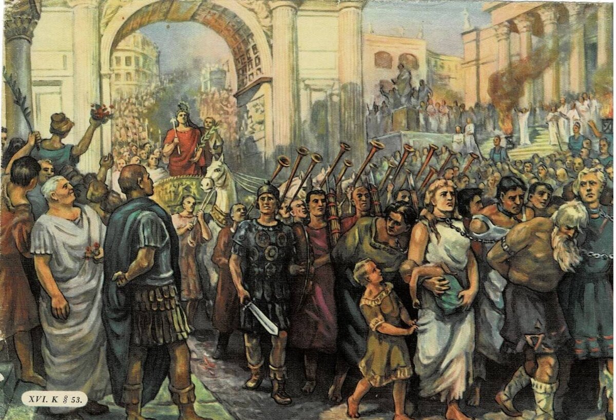 Триумфальная процессия в Риме