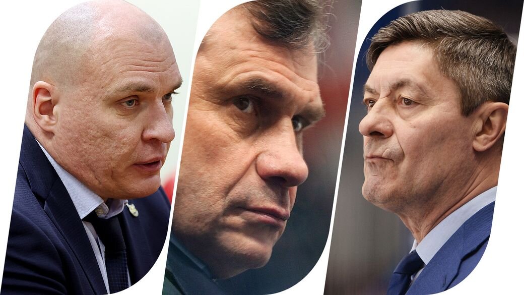    Григорий Соколов, Ильнар Тухбатов, Владимир Беззубов, photo.khl.ru