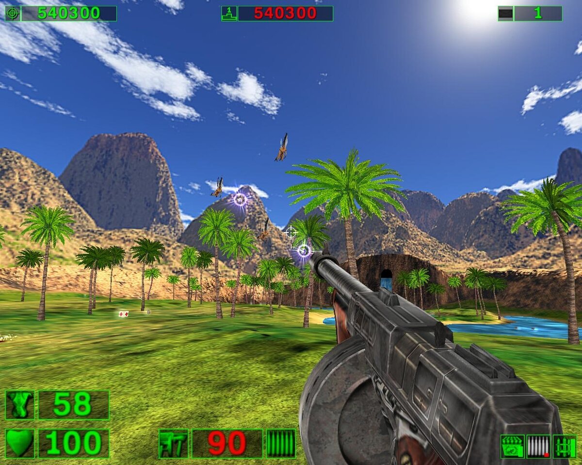 Гарпии могли очень надоедать, особенно когда летали по одной, а не сбивались в кучу. Автомат Томпсона против них — отличный выбор!