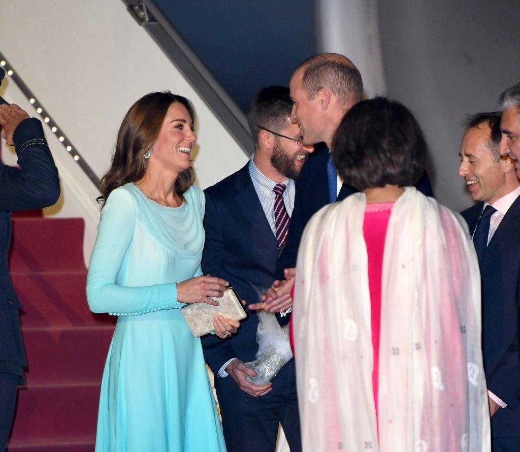 Кейт Миддлтон и принц Уильям прибыли в Пакистан