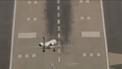 Посадка при боковом ветре.