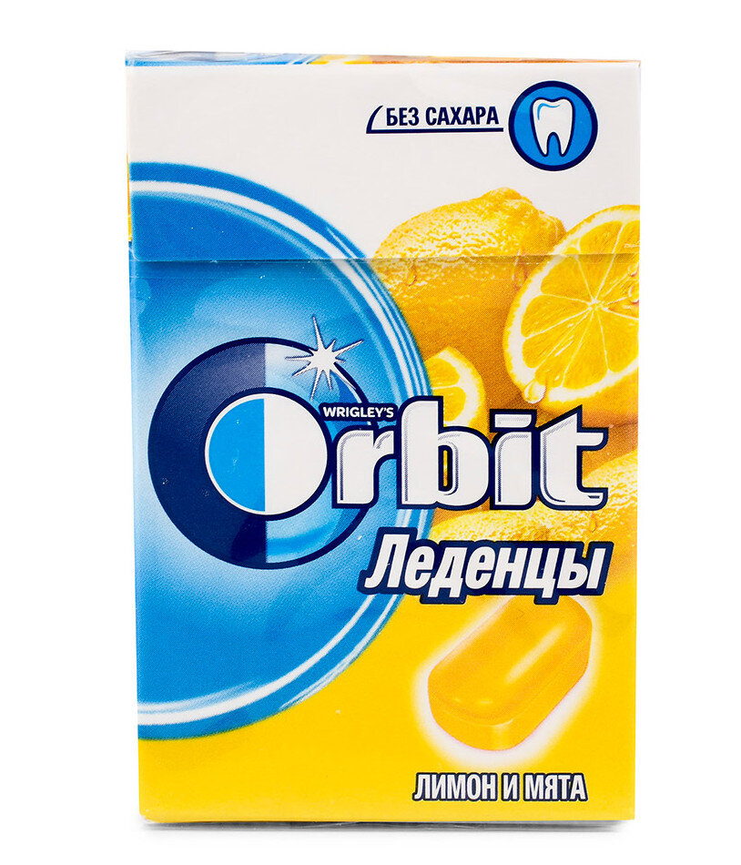 Орбит леденцы лимон/мята. Orbit леденцы. Леденцы орбит без сахара. Леденцы Orbit лимон и мята 35г.