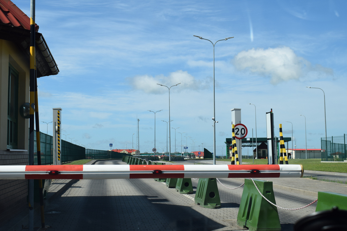 Граница Россия - Польша (КПП Мамоново-2 - Гжехотки)