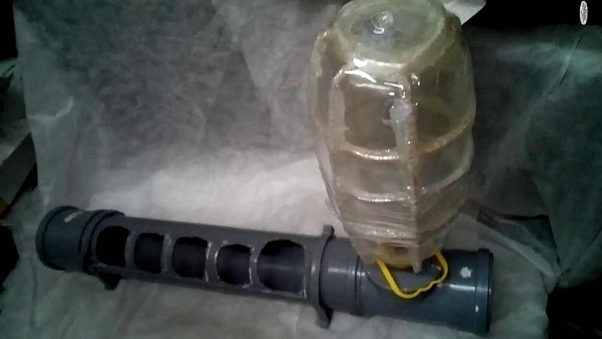 Вакуумная поилка для кур после сборки . рис 2