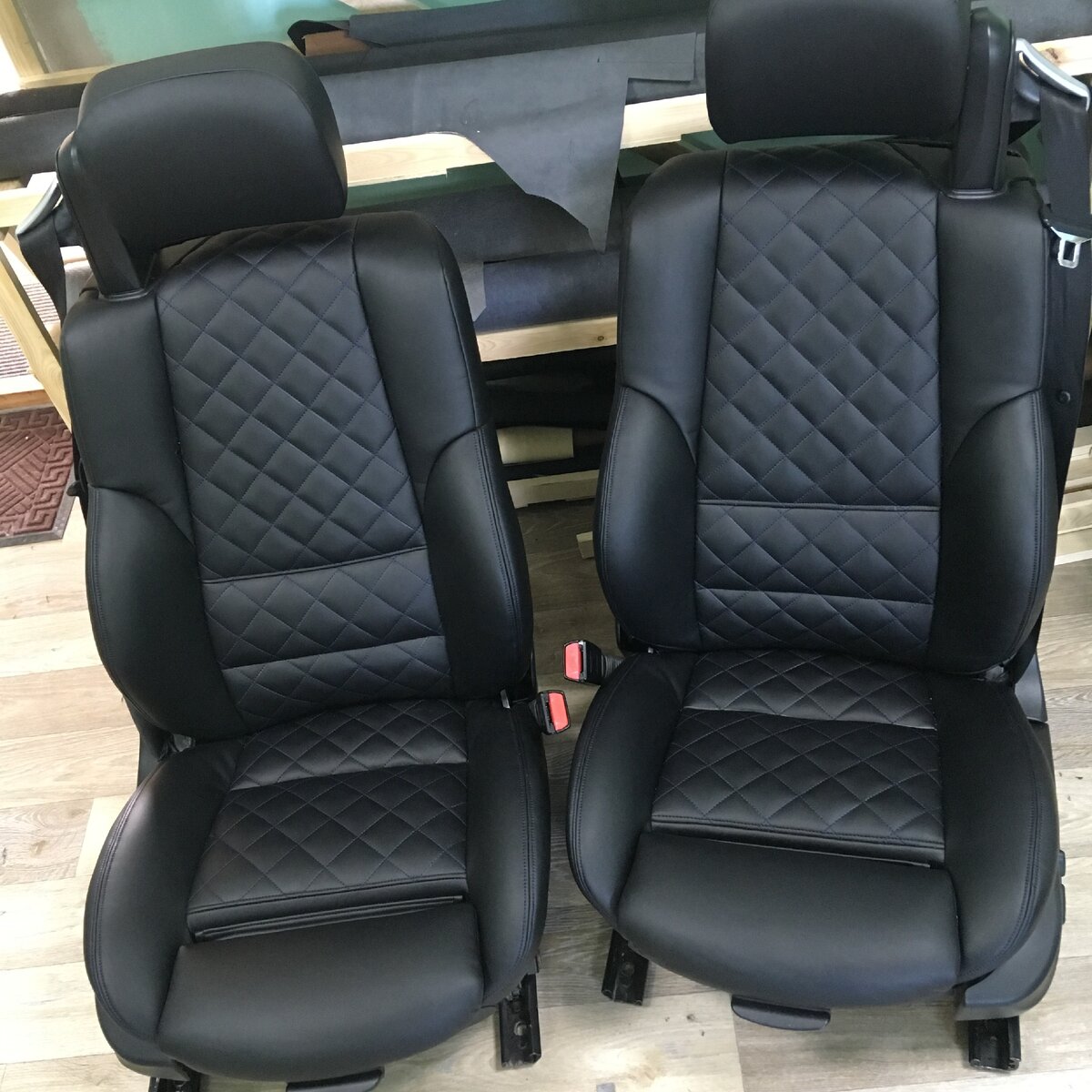 Стандартный крой и прострочка ромбом