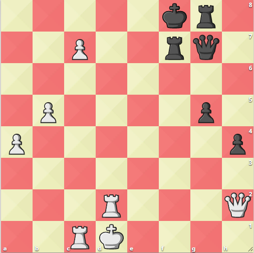 белые начинают и выигрывают в 2 хода