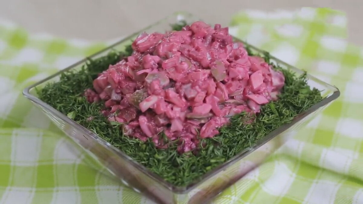 Салат из свеклы
