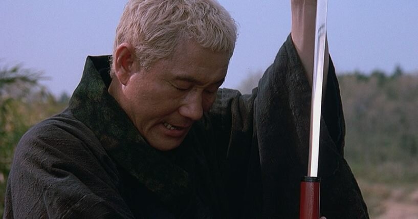 Такеши Китано в фильме "Затойчи" 2003 год
