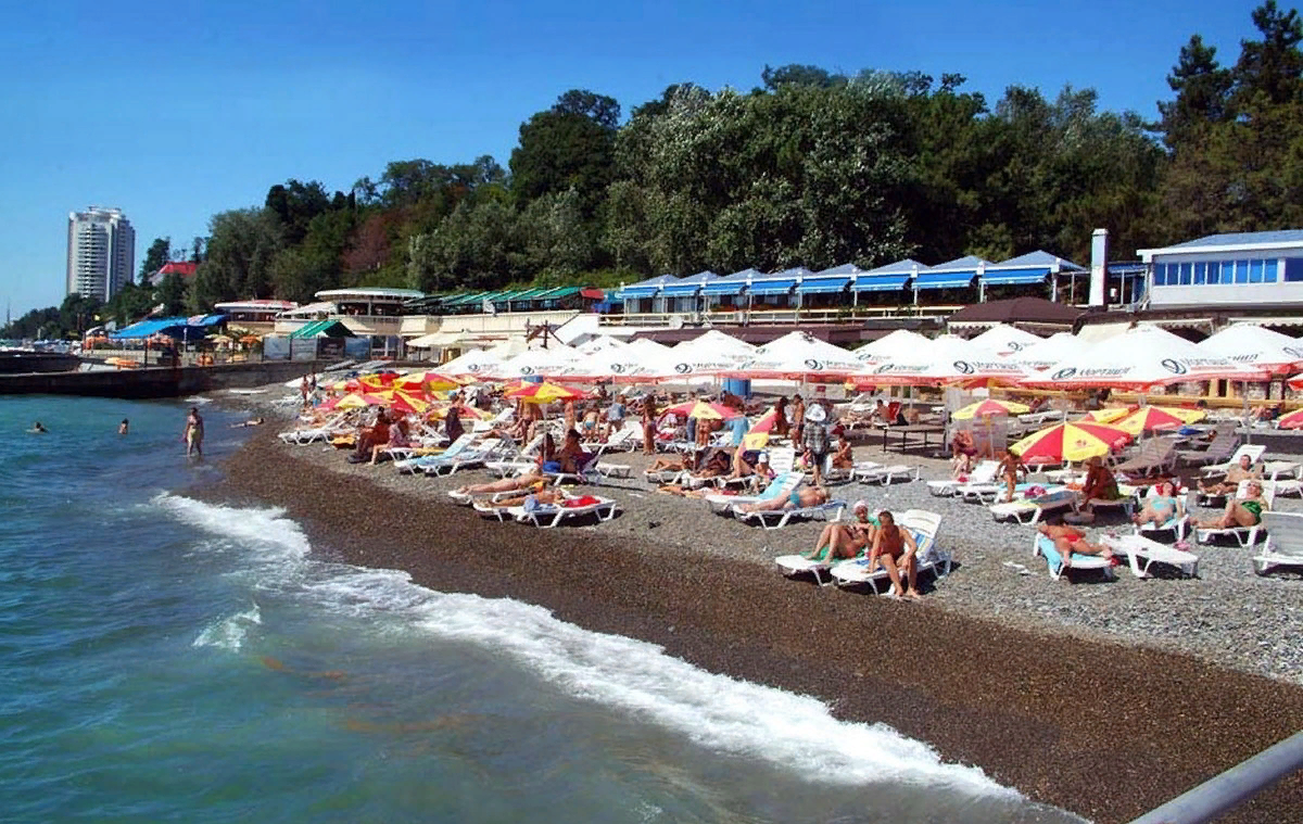 Пляж жемчужина адлера