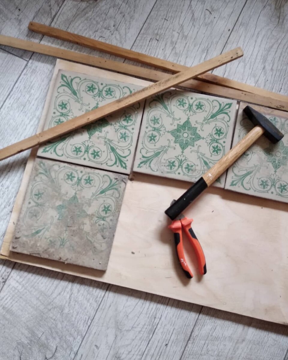 Конструкция коврика-подставки элементарная 