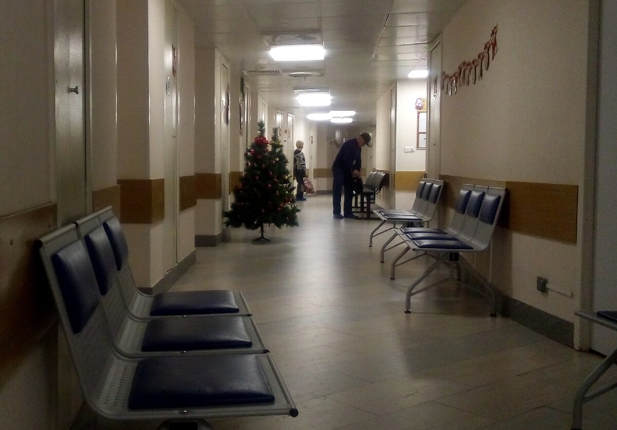 зато все поликлиники и больницы готовы к Новому году