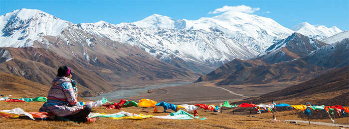 Тибет — самое большое и высокое в мире нагорье.