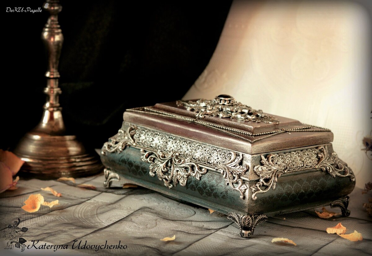 Шкатулка "Далила". Мастер - Катерина Удовиченко (DeKU-Pagelle).