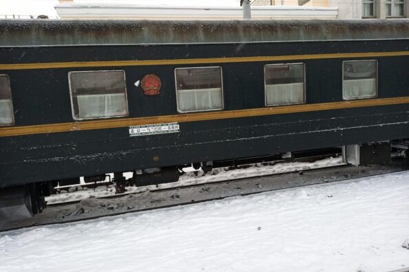 Поезд стоит на вокзале
Фото: читатель E1.RU