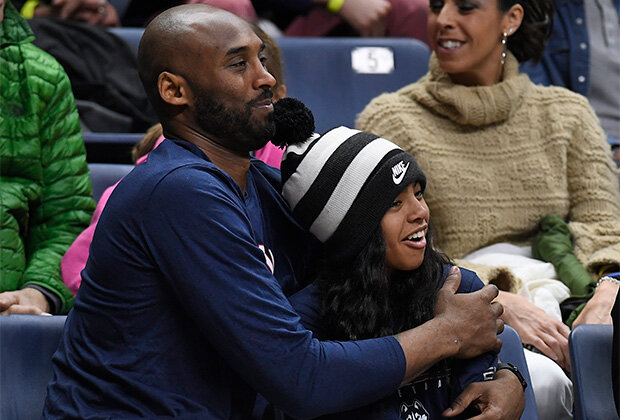 Коби Брайант с дочерью Джианной Фото: Jessica Hill / AP