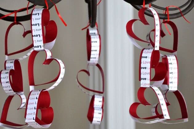 Поделки День святого Валентина скачать и распечатать бесплатно