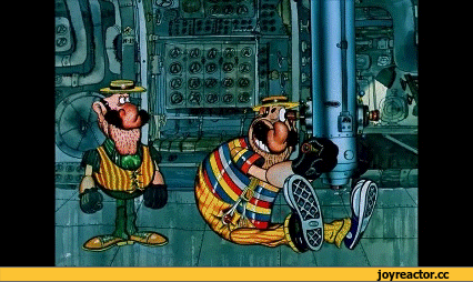 Картинки из советского мультфильма "Приключения капитана Врунгеля".