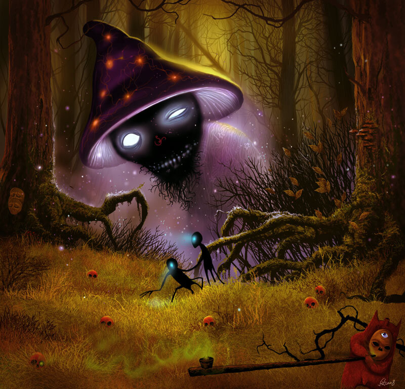 Кадр из фильма ужасов. 