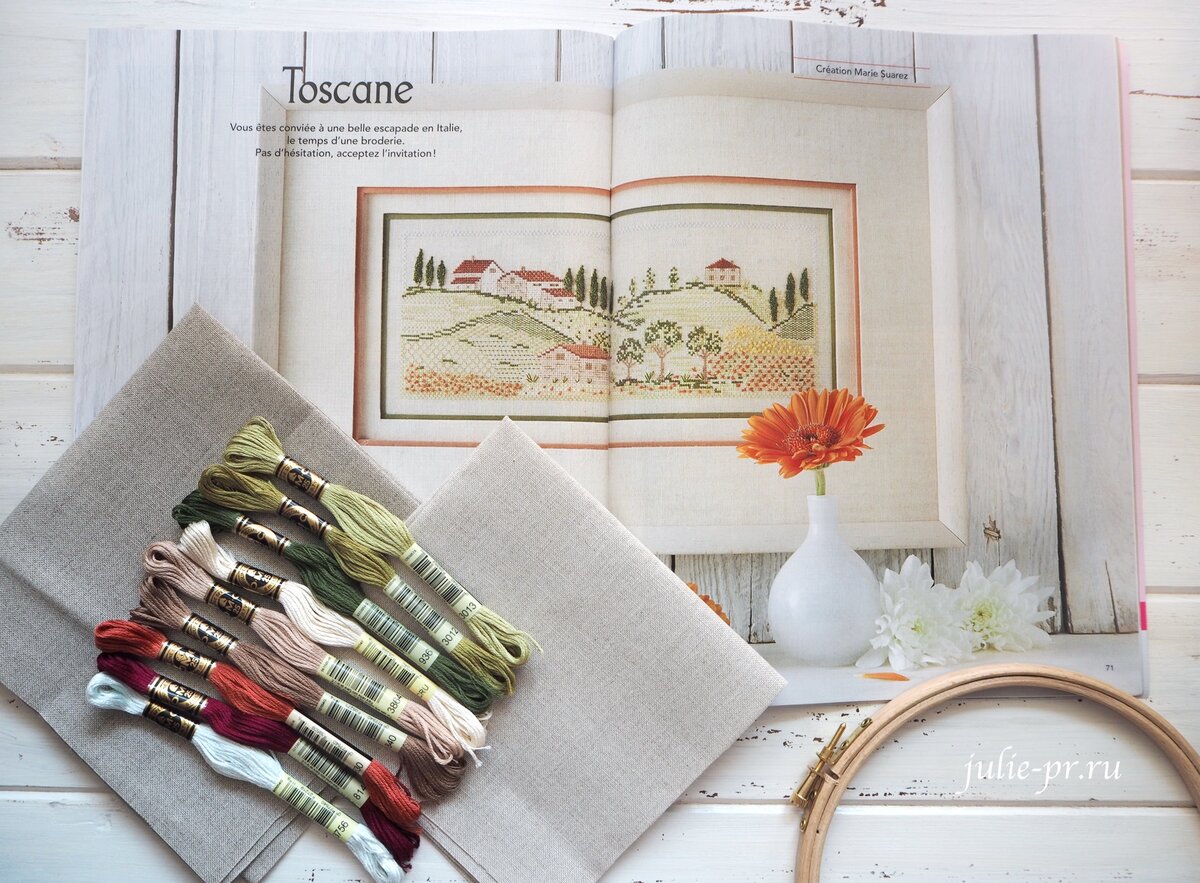 Схема из журнала Mains & Merveilles point de croix