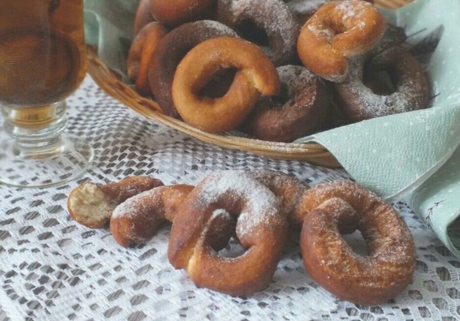 Калачи на сгущенном молоке