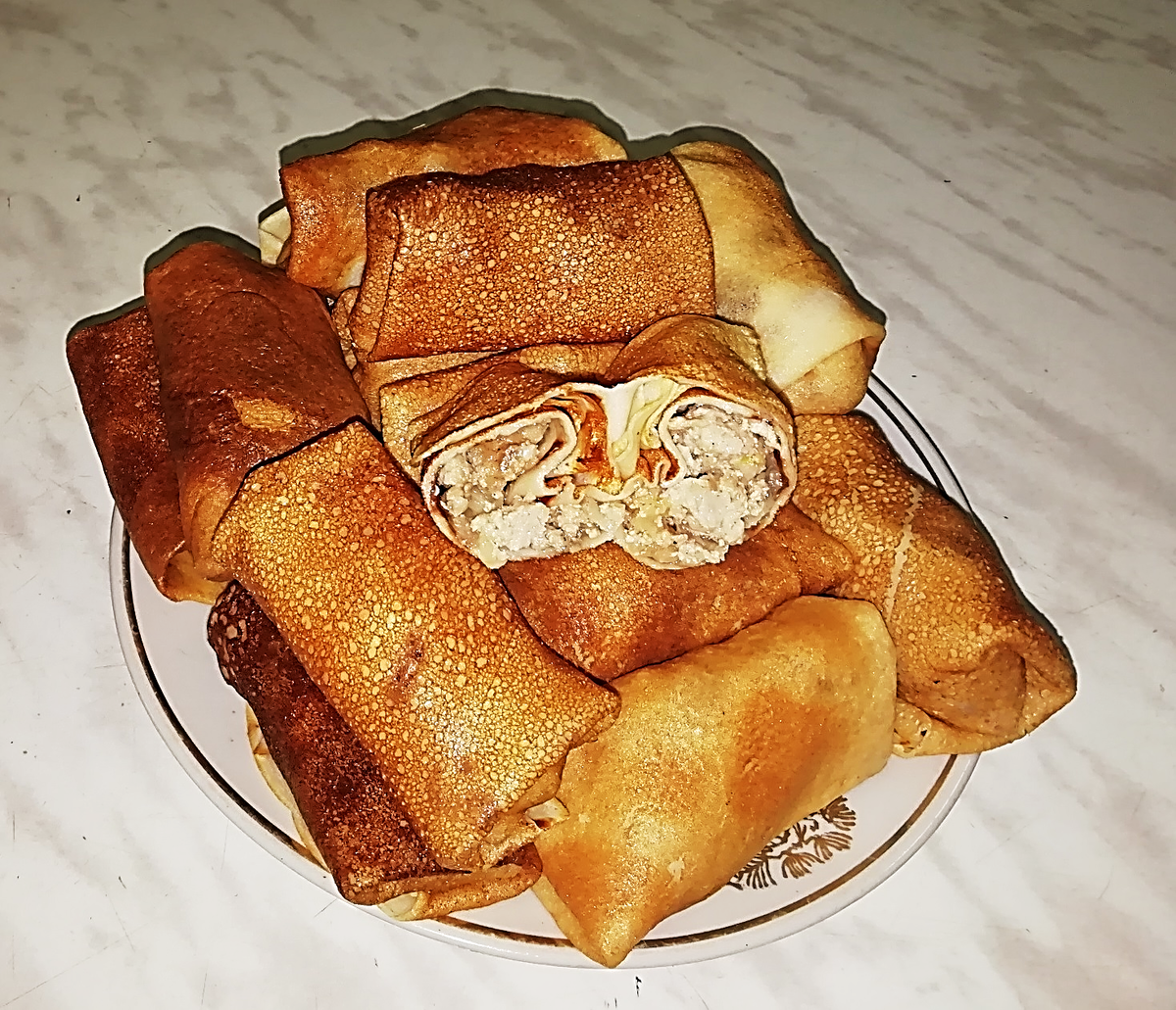 Блины с мясом