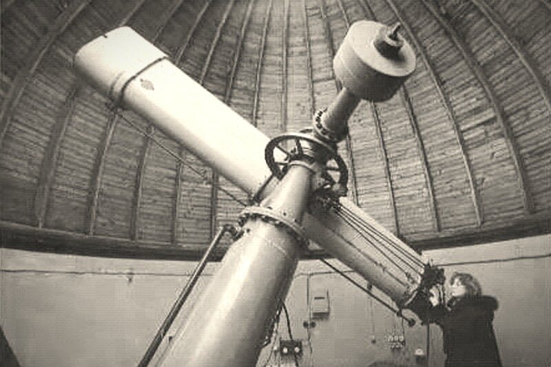 26-дюймовый телескоп Пулковской обсерватории, построенный в 1954 г. и дейтсвующий по сей день