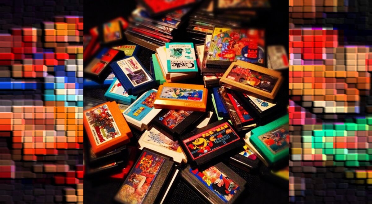 Картриджи Famicom, дизайн, который использовала Денди