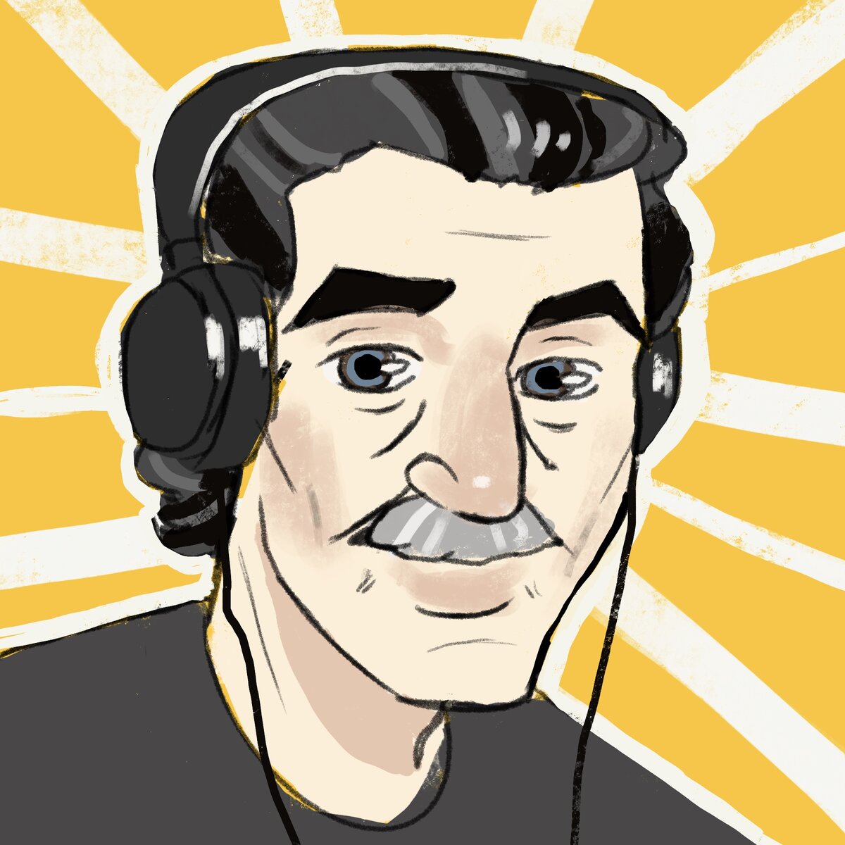 Один из поклонников Николая, нарисовал такой шедевр.