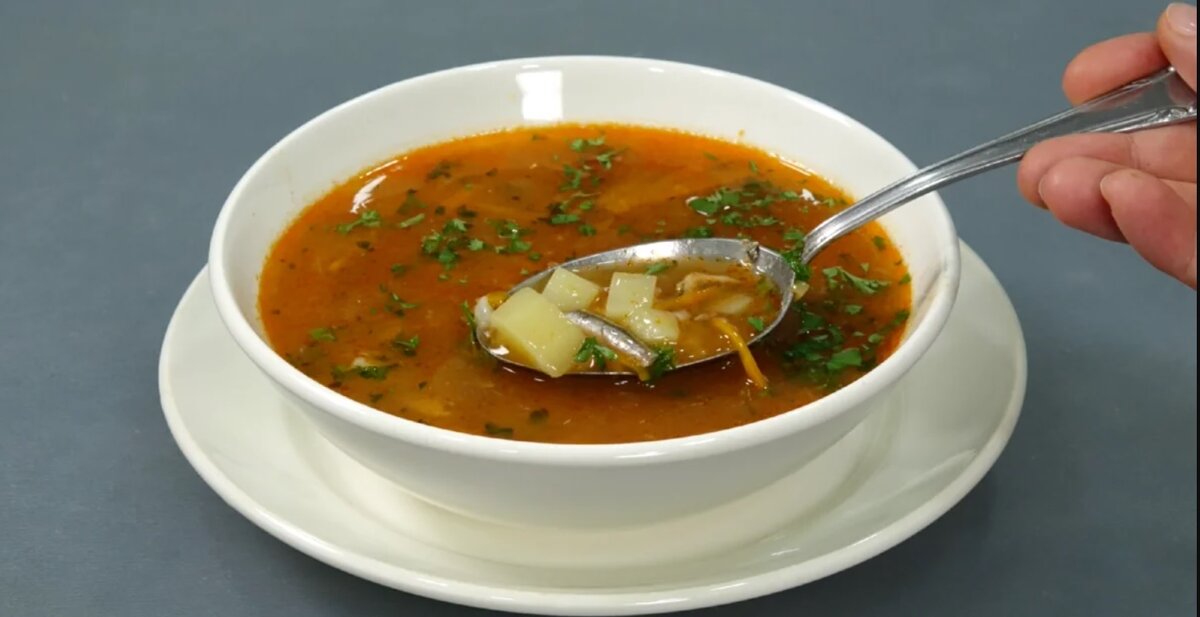 вкусно-суп из консервированной рыбки