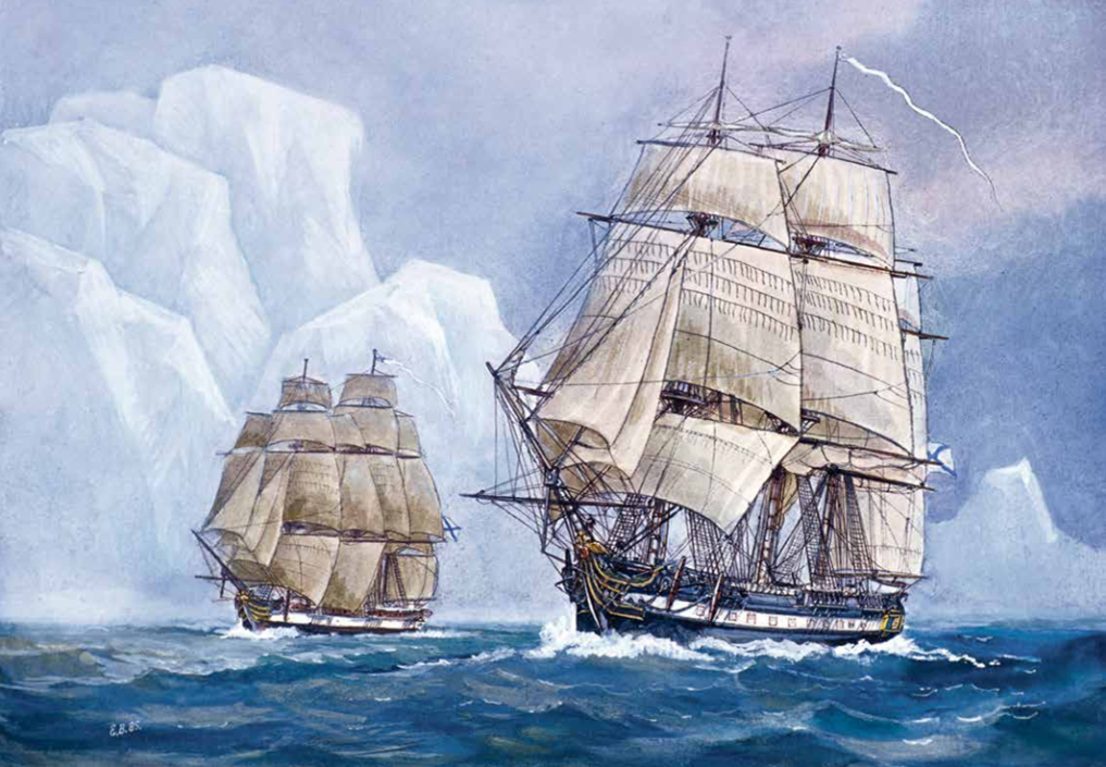 Е.В.Войшвилло, Б.М.Стародубцев «Шлюпы «Восток» и «Мирный»,  Музей Мирового океана