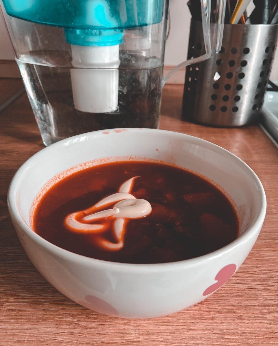 Борщ свекольный.