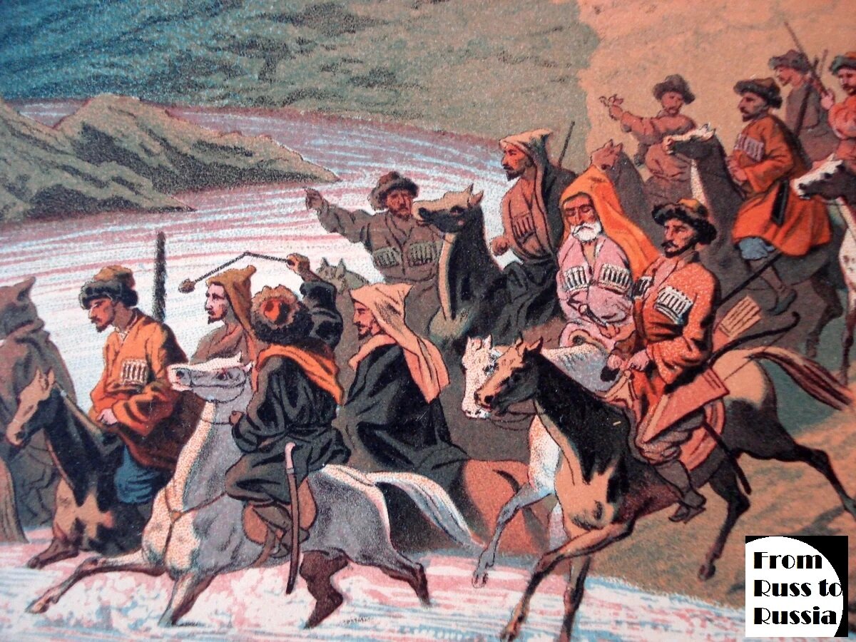 Черкесы на переправе