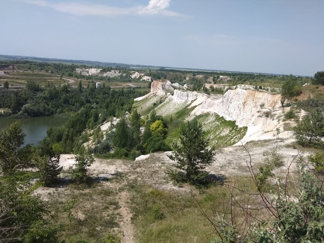 Меловые горы в белгородской области фото