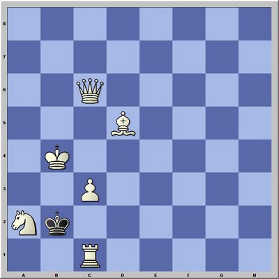 Ход белых. Мат в 2 хода.