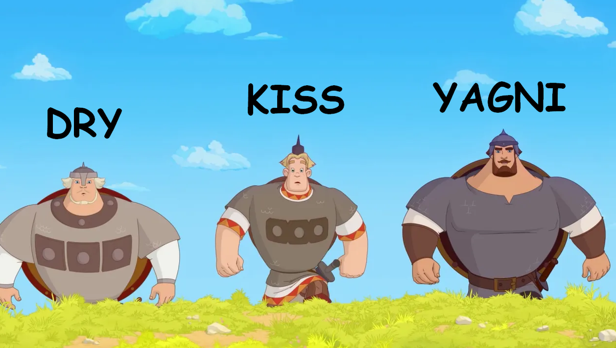 Добрыня Неповторяевич, Алеша Простович, Илья Рационалевич