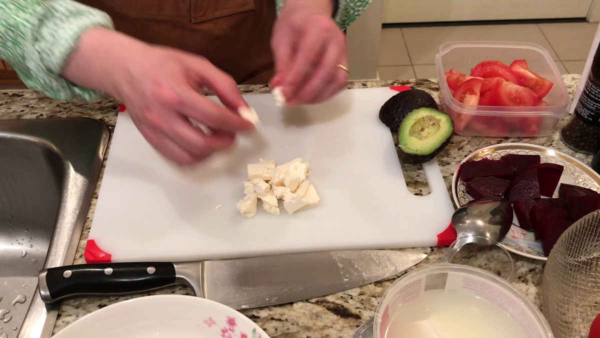 Свекольный с САЛАТ сыром 👍просто и быстро