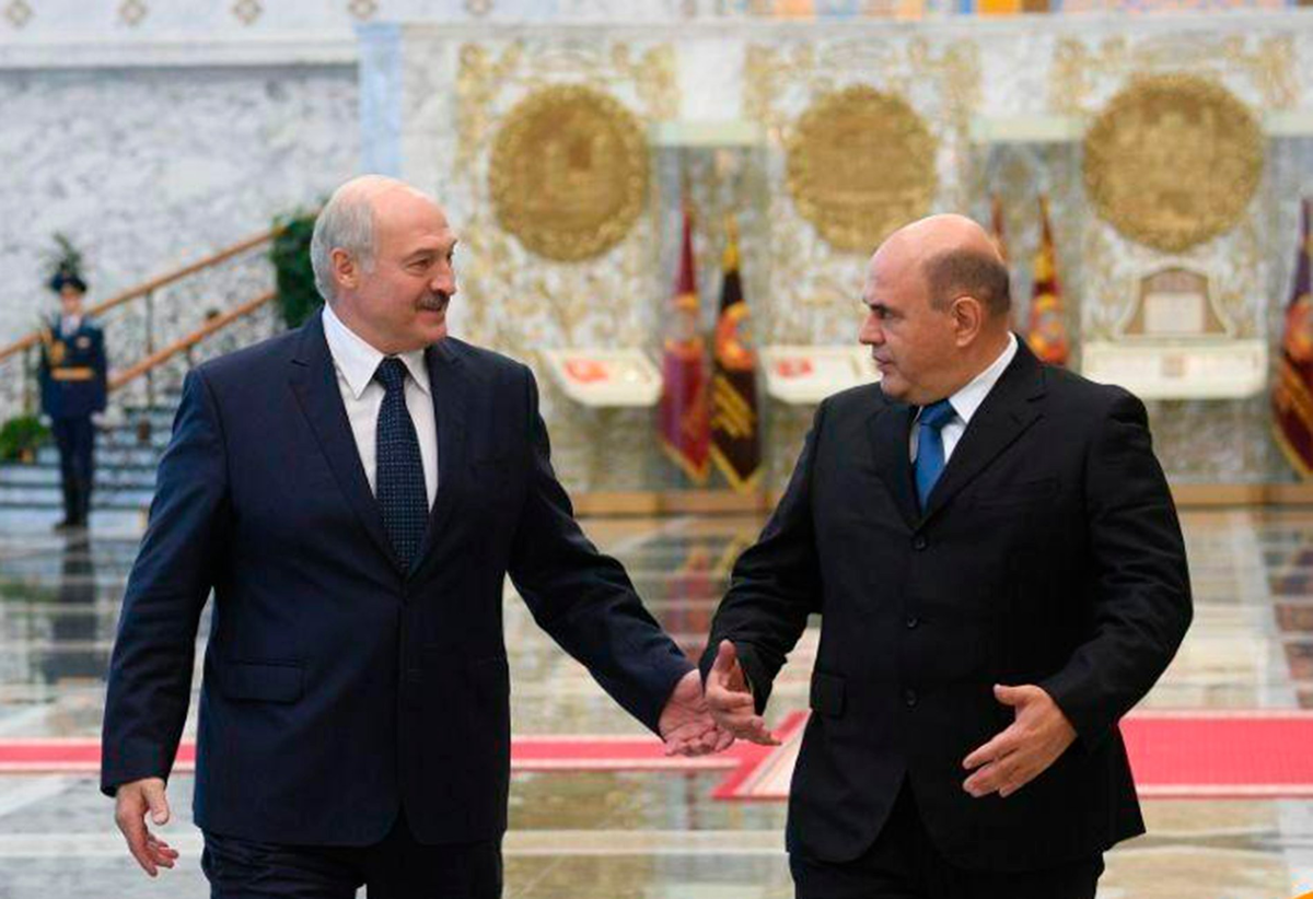 Встреча Мишустина с Лукашенко в Минске 3.09.20