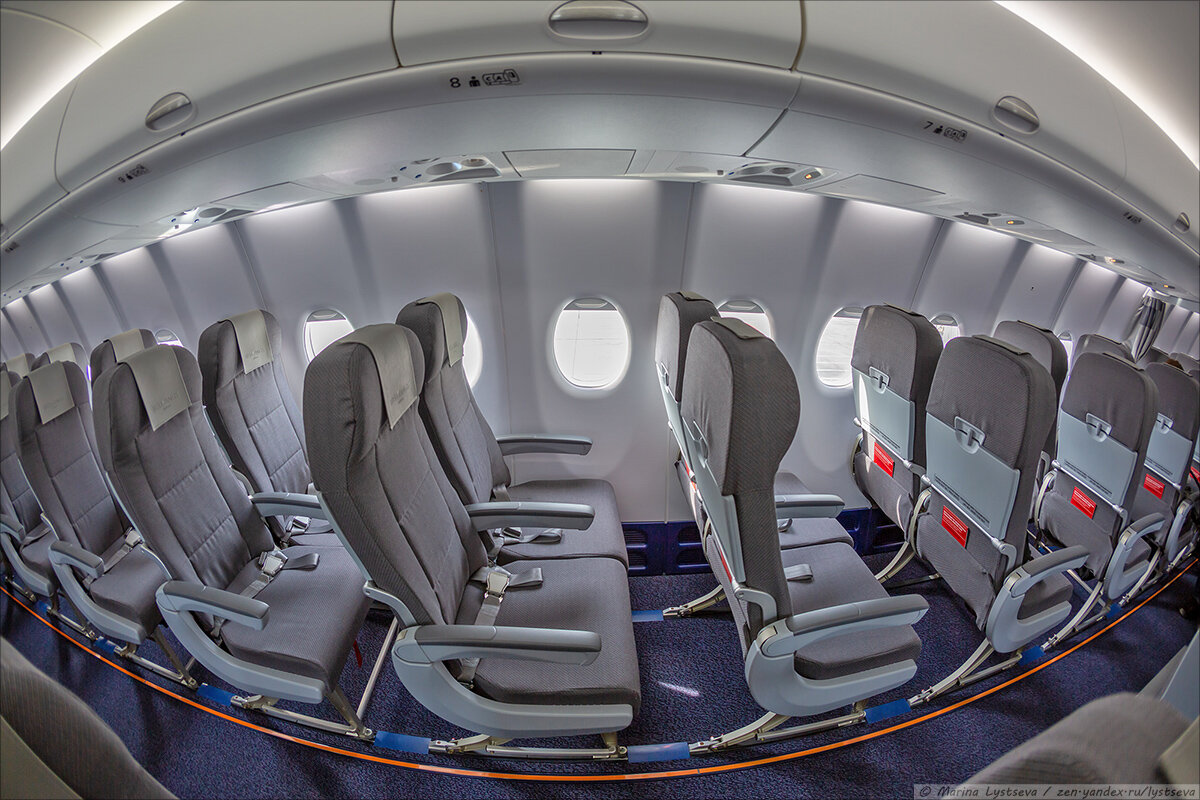 Superjet аэрофлот схема салона Как выглядит новенький Суперджет внутри Блог авиационного фотографа Дзен