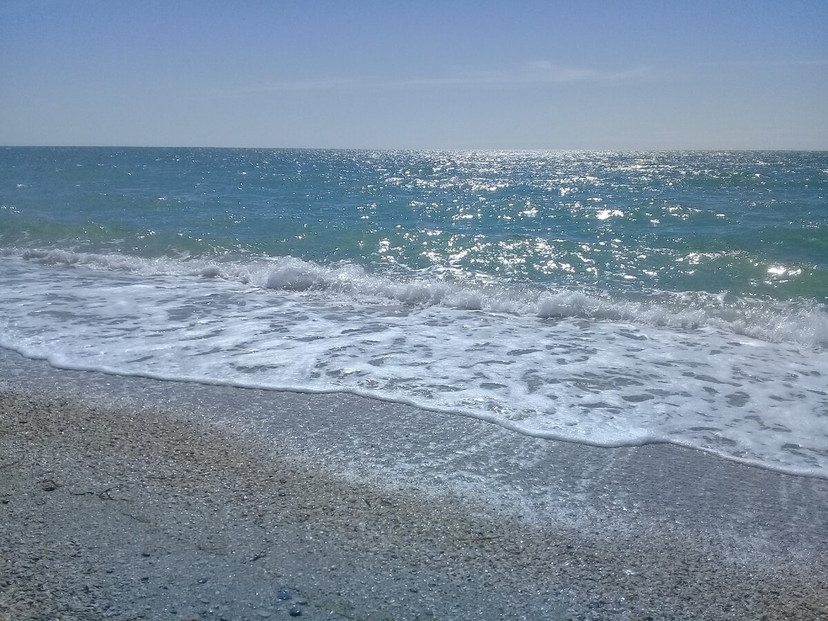 Пляж на Бакальской косе.