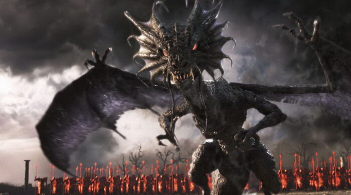 Бармаглот-Джаббервок в фильме "Алиса в Стране чудес" (2010).