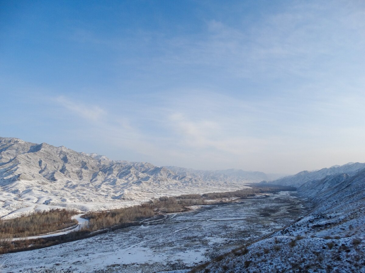 Вид с одного из перевалов.