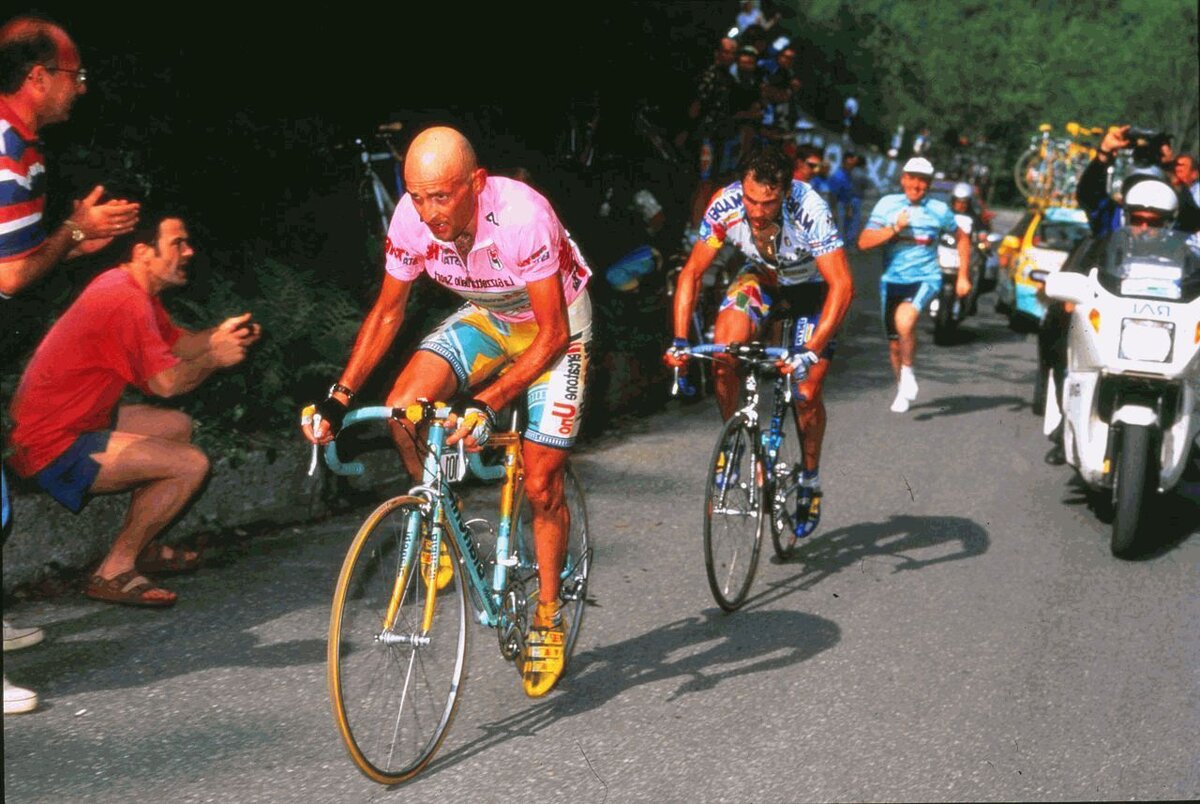 Марко Пантани и Павел Тонков