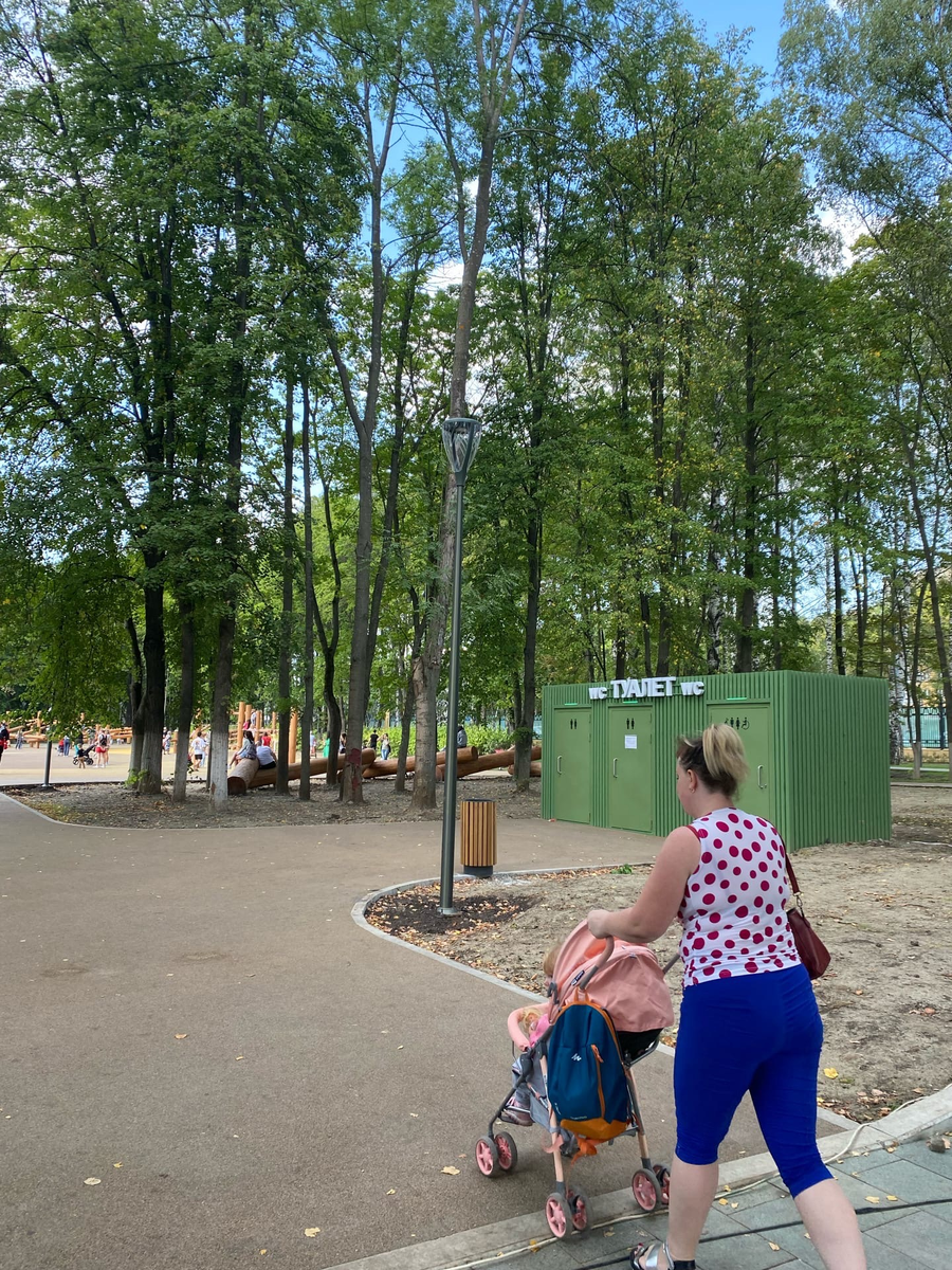 Красивые туалеты — то, без чего любой, даже самый крутой парк, станет бесполезным 