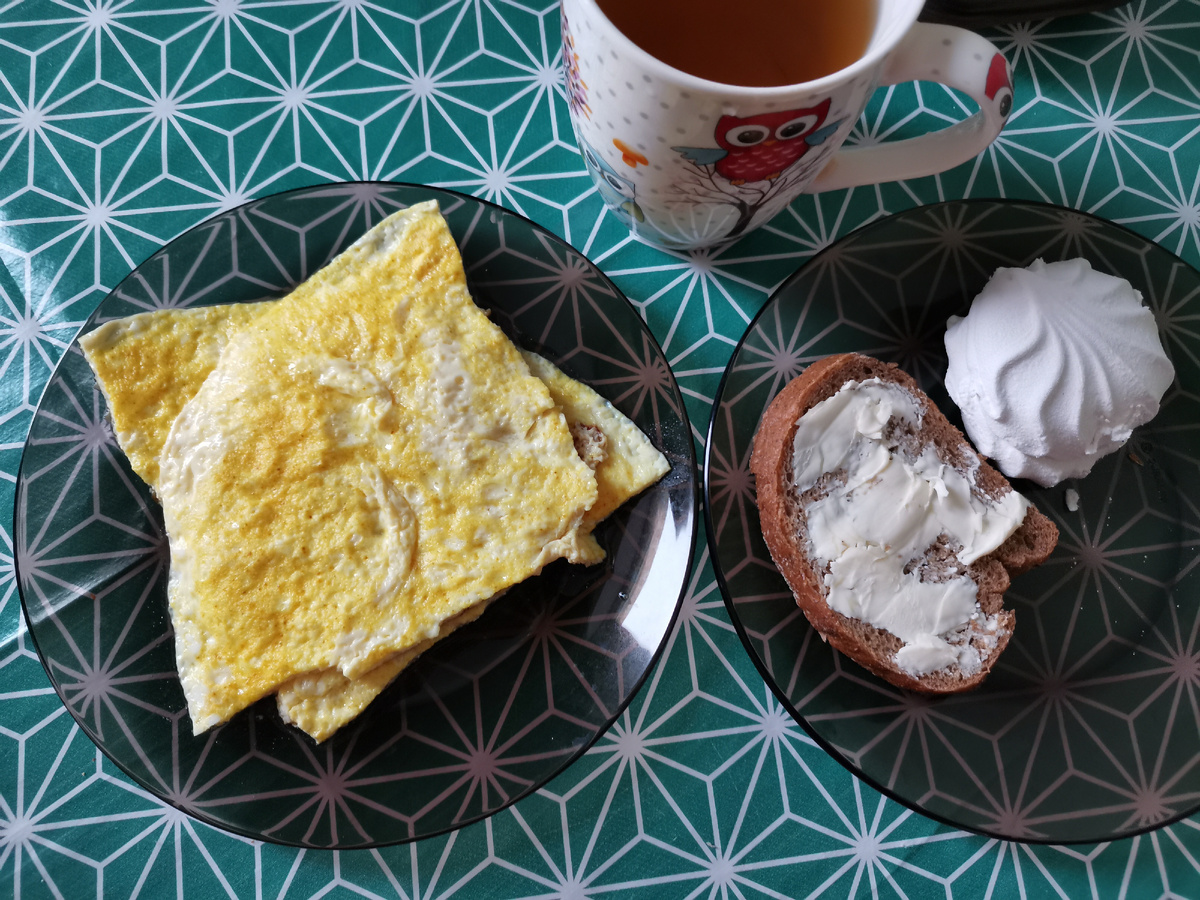 Завтрак. Фото автора.