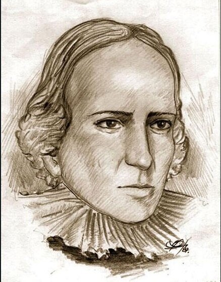 Предположительный портрет Араухо и Рио XX века, (http://www.enciclopediadelecuador.com/)