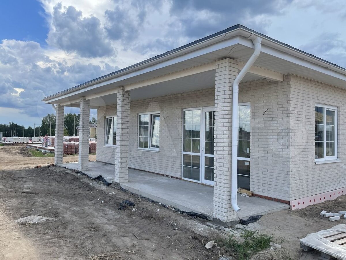 Проект одноэтажного дома площадью 130кв.м. планировка + фото ...