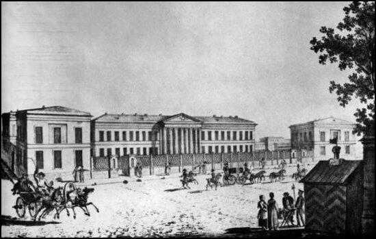 Москва. Мариинская больница на Божедомке, где в 1821 году родился Ф.М. Достоевский