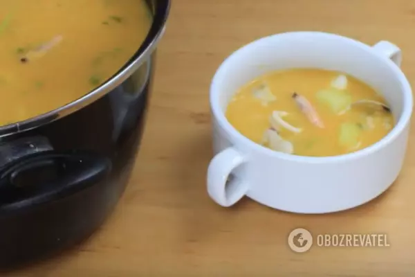 Готовый суп