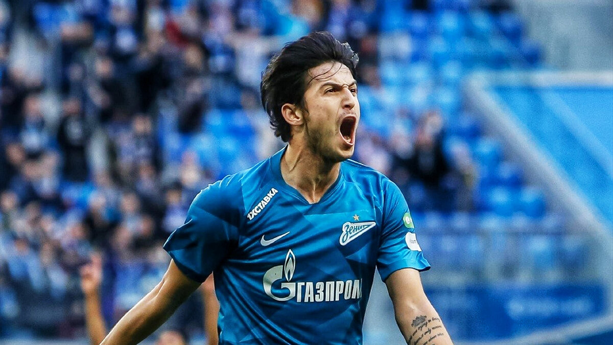 Сердар Азмун в составе ФК "Зенит".
